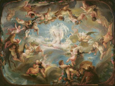 The Triumph of Cupid over all the Gods, 1752 by Gabriel de Saint Aubin